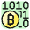 Crypto Currency Bitcoin Code Icon from Ultimate Colors - Free Set