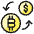 Crypto Currency Bitcoin Dollar Exchange Icon from Ultimate Colors - Free Set