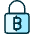 Crypto Currency Bitcoin Lock Icon from Ultimate Duotone - Free Set