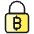 Crypto Currency Bitcoin Lock Icon from Ultimate Colors - Free Set | Free Download as SVG Vector and Transparent PNG | Streamline icons