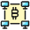 Crypto Currency Bitcoin Monitor Mining Icon from Ultimate Colors - Free Set