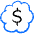 Currency Dollar Bubble Icon from Freehand Duotone - Free Set