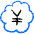 Currency Yen Bubble Icon from Freehand Duotone - Free Set