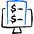 Modern Payment Desktop Transaction Icon from Freehand Duotone - Free Set