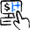Modern Payment Self Checkout Touch Icon from Freehand Duotone - Free Set