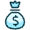Money Bag Dollar Icon from Ultimate Duotone - Free Set