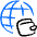Saving Wallet International Icon from Freehand Duotone - Free Set