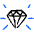 Wealth Crystal Shine Icon from Freehand Duotone - Free Set