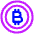 Bitcoin Circle 1 Icon from Plump Neon - Free Set