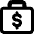 Briefcase Dollar Icon from Core Remix - Free Set