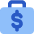 Briefcase Dollar Icon from Core Flat - Free Set