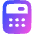 Calculator 1 Icon from Flex Gradient - Free Set