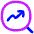 Search Arrow Increase Icon from Flex Neon - Free Set
