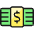 Accounting Bill Stack Dollar Icon from Ultimate Colors Set | Free Download as SVG Vector and Transparent PNG | Streamline icons