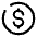 Dollar Minimalistic Icon from Solar Broken Set | Free Download as SVG Vector and Transparent PNG | Streamline icons