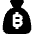 Money Bag Bitcoin Thai Baht Icon from Nova Solid Set | Free Download as SVG Vector and Transparent PNG | Streamline icons