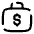 Download free Money Bag PNG, SVG vector icon from Solar Broken set.
