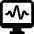 Monitor Heart Desktop Icon from Ultimate Bold Set