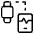 Phone Watch Synchronization Icon from Ultimate Light Set