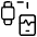 Phone Watch Synchronization Icon from Ultimate Light Set | Free Download as SVG Vector and Transparent PNG | Streamline icons