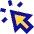 Cursor Click Icon from Sharp Pop Set