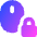Mouse Lock Icon from Core Gradient Set
