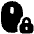 Mouse Lock Icon from Plump Solid Set