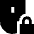 Mouse Lock Icon from Sharp Solid Set
