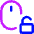 Mouse Lock Off Icon from Core Neon Set