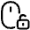 Mouse Lock Off Icon from Plump Line Set