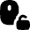 Mouse Lock Off Icon from Flex Solid Set