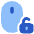Mouse Lock Off Icon from Plump Flat Set