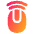 Mouse Wireless 1 Icon from Plump Gradient Set