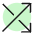 Cross Over Icon from Ultimate Colors Set