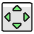 Direction Button Square Icon from Ultimate Colors Set