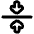 Arrow Align Center Icon from Plump Remix Set