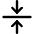 Arrow Align Center Icon from Core Line Set