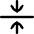 Arrow Align Center Icon from Flex Line Set