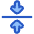 Arrow Align Center Icon from Plump Duo Set
