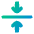 Arrow Align Center Icon from Plump Gradient Set