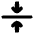 Arrow Align Center Icon from Plump Solid Set