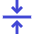 Arrow Align Center Icon from Sharp Duo Set