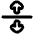 Arrow Align From Center Icon from Plump Remix Set