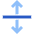 Arrow Align From Center Icon from Sharp Flat Set