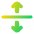 Arrow Align From Center Icon from Plump Gradient Set