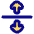 Arrow Align From Center Icon from Plump Pop Set