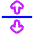 Arrow Align From Center Icon from Plump Neon Set
