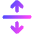Arrow Align From Center Icon from Core Gradient Set