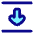 Arrow Align Move Down Bottom Icon from Plump Pop Set