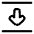 Arrow Align Move Down Bottom Icon from Plump Line Set